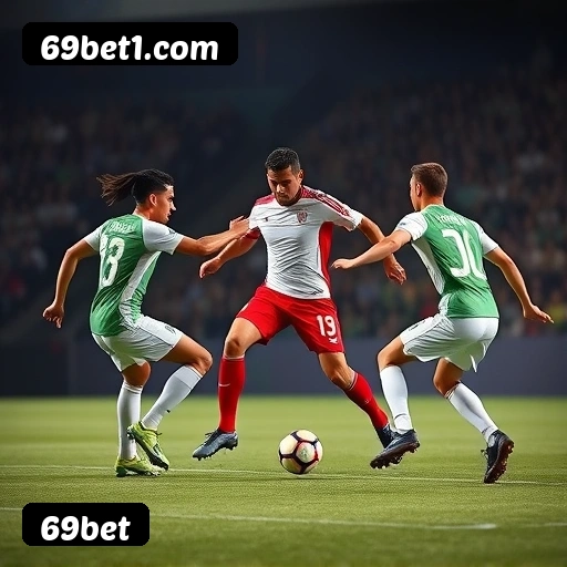 App 69bet para iOS e Android — interface mobile, login biométrico e PIX integrado
